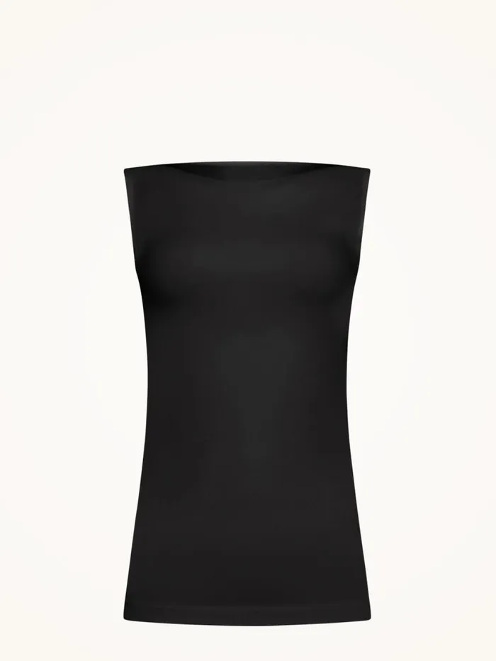 Women Tops and Tshirts Wolford Aurora Top Sleeveless Black