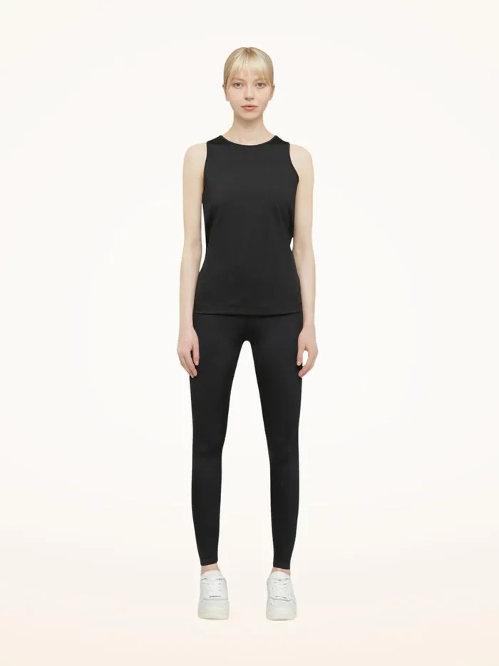 Women Tops and Tshirts Wolford The Workout Top Sleeveless Black