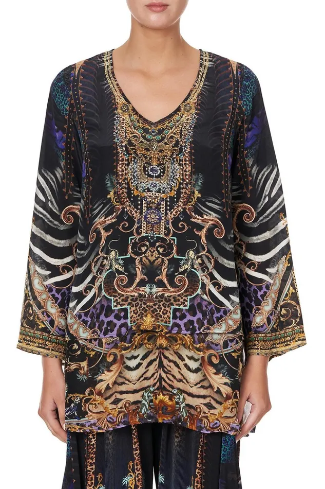 Women Tops Camilla Blouse With Side Split Shes Got Grace