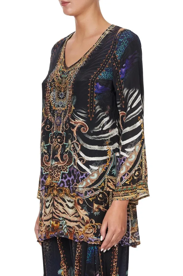 Women Tops Camilla Blouse With Side Split Shes Got Grace