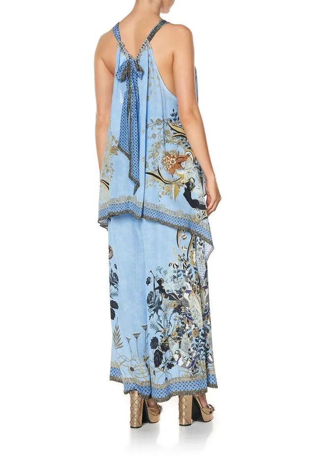 Women Tops Camilla Drawstring Neck Tank Fairy Fountain