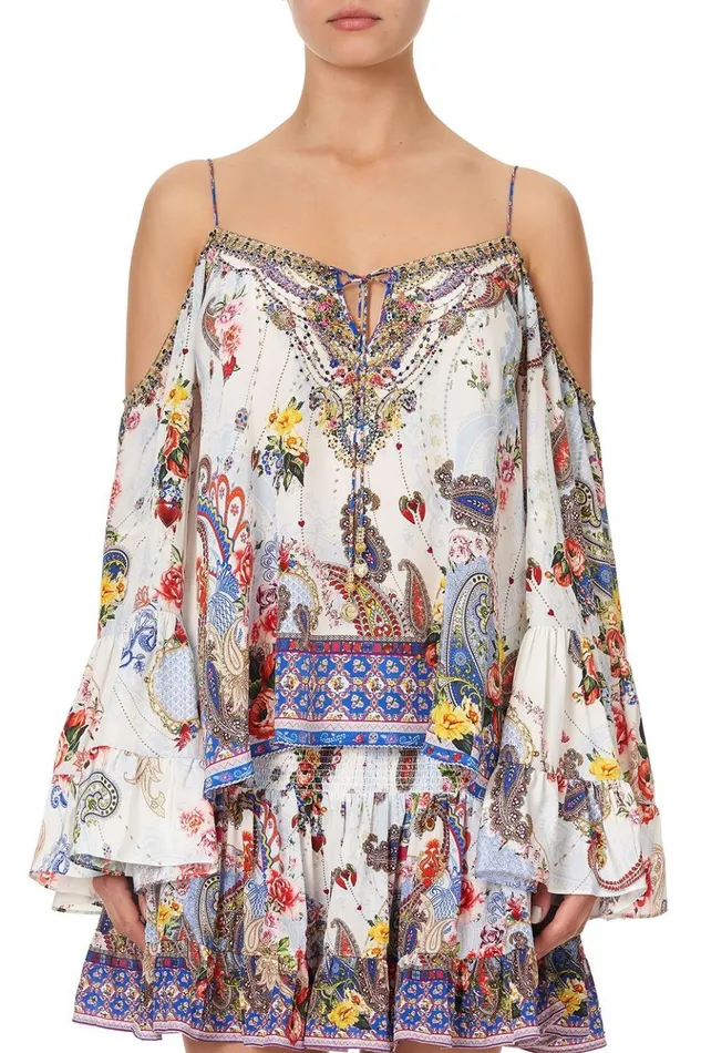 Women Tops Camilla Drop Shoulder Top Frida Freedom