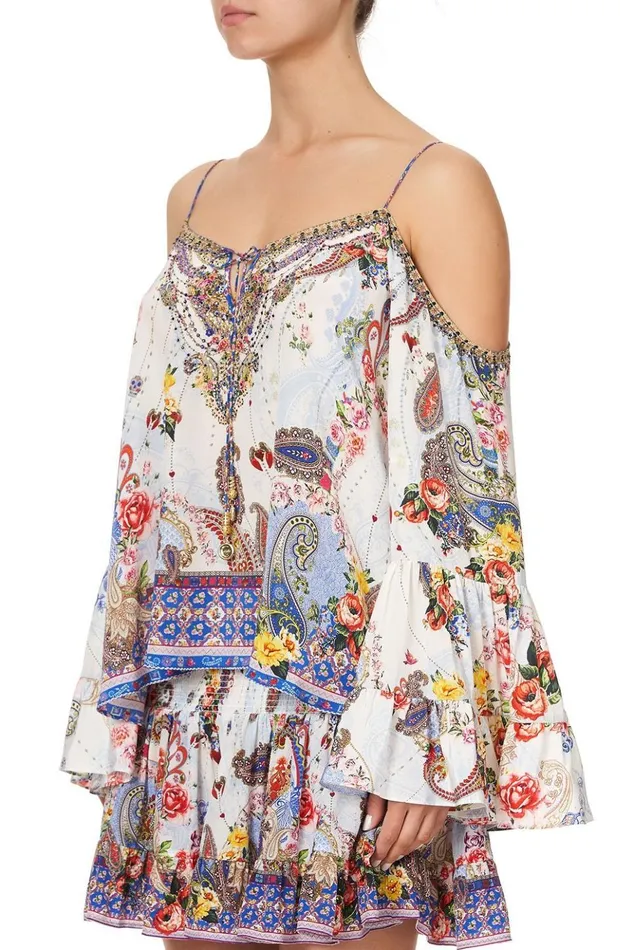 Women Tops Camilla Drop Shoulder Top Frida Freedom