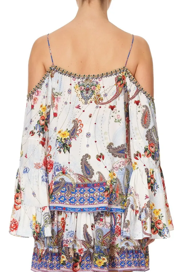 Women Tops Camilla Drop Shoulder Top Frida Freedom