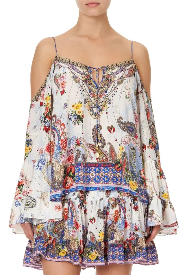 Women Tops Camilla Drop Shoulder Top Frida Freedom