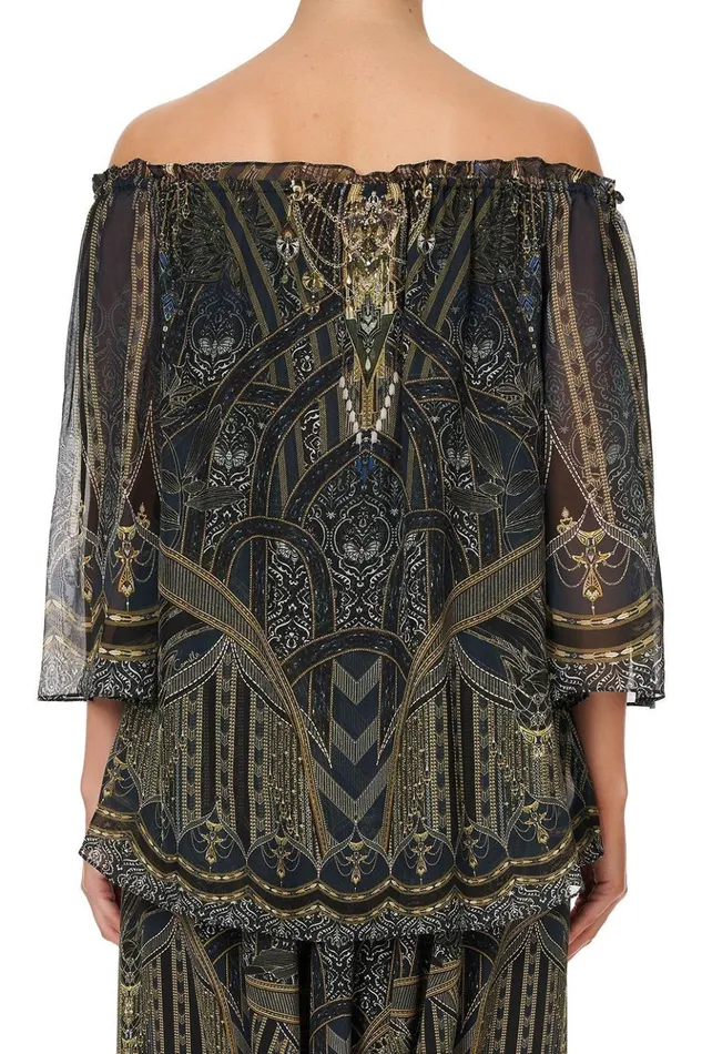Women Tops Camilla Off Shoulder Flare Blouse Great Scott