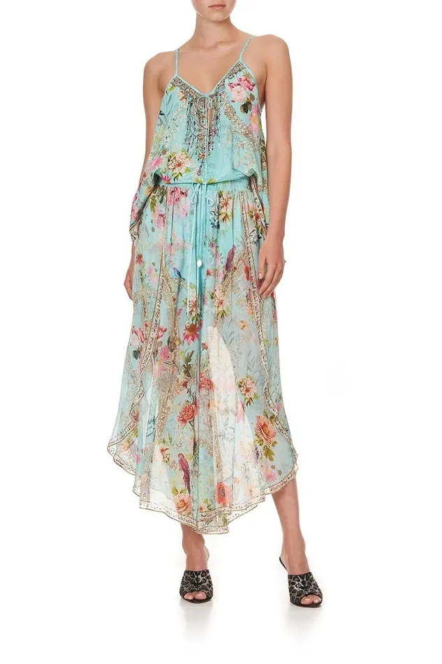 Women Tops Camilla Strap Top With Tie Front Detail A Royal Stitch Up