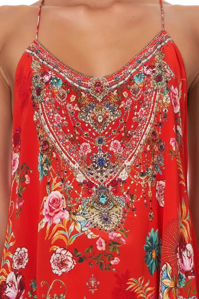 Women Tops Camilla T Back Shoestring Top Cameos Can Can