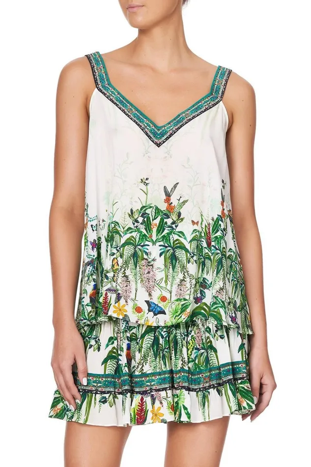 Women Tops Camilla VNeck Strap Top Daintree Darling