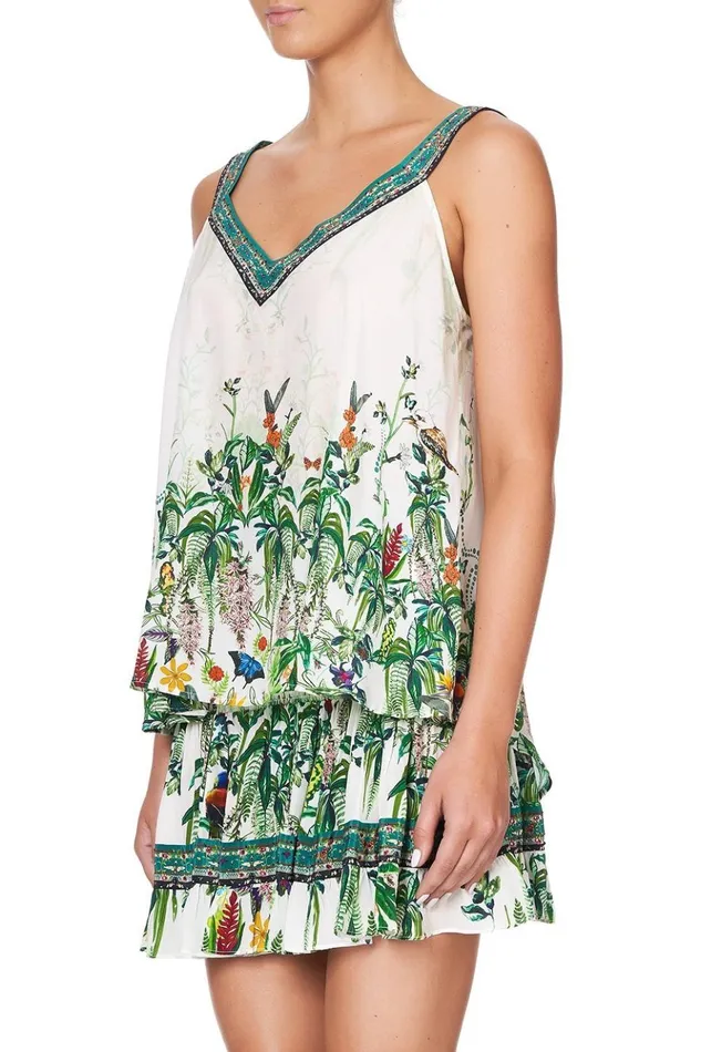 Women Tops Camilla VNeck Strap Top Daintree Darling