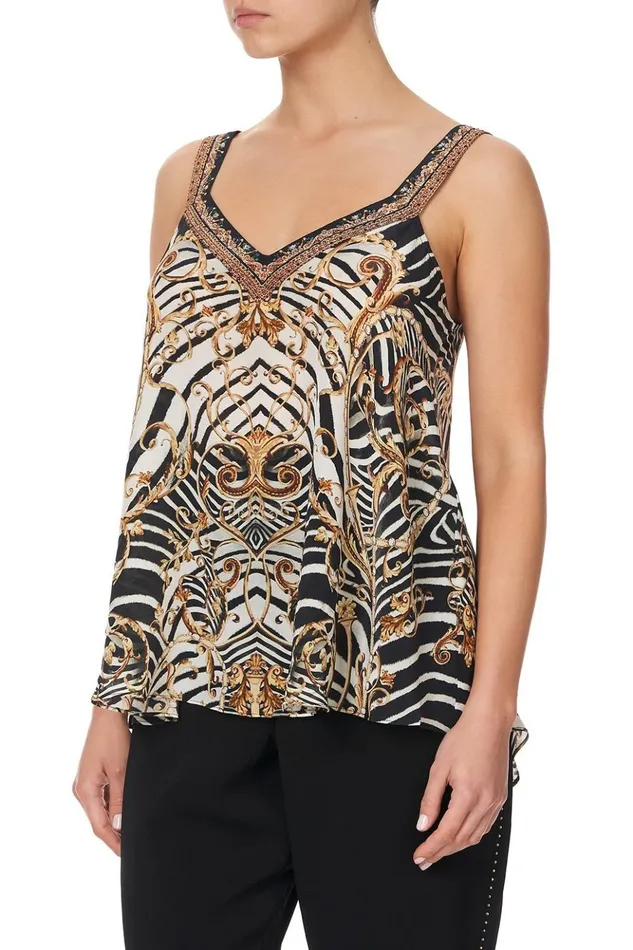 Women Tops Camilla VNeck Strap Top Night Waiting For Day