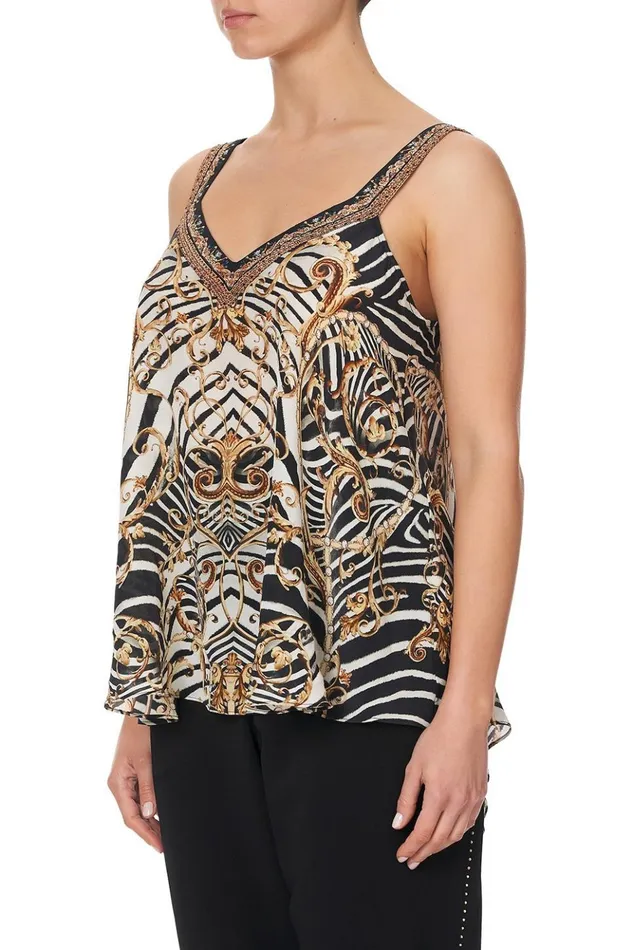 Women Tops Camilla VNeck Strap Top Night Waiting For Day
