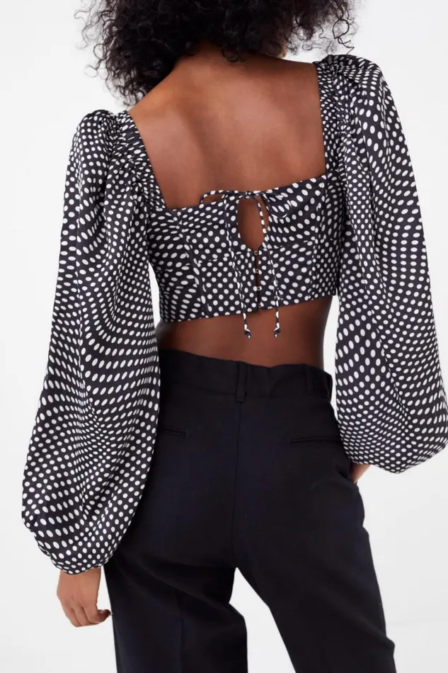 Women Tops For Love and Lemons Kat Long Sleeve Corset Top Black Women Tops For Love and Lemons Kat Long Sleeve Corset Top Black