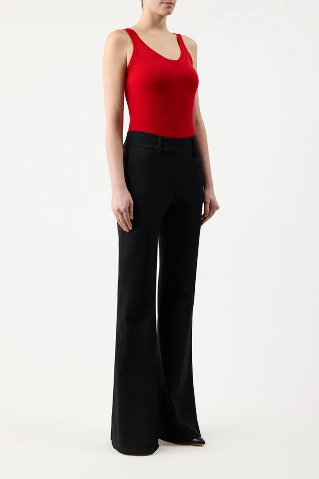 Women Tops Gabriela Hearst Toby Knit Tank Top In Red Topaz Cashmere Silk
