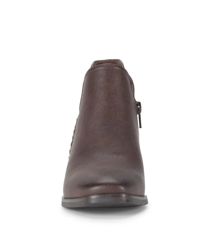 Women Tristen Ankle Bootie Dark Brown Baretraps Booties