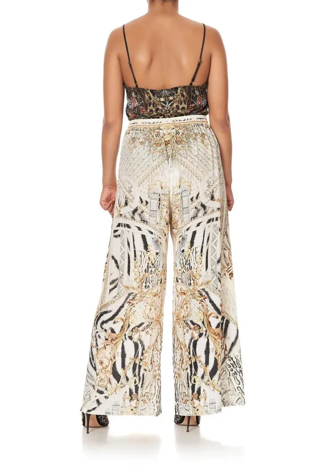 Women Trousers and Leggings Camilla Wide Leg Trouser With Front Pockets Gates Of Glory