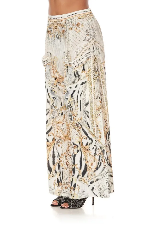 Women Trousers and Leggings Camilla Wide Leg Trouser With Front Pockets Gates Of Glory