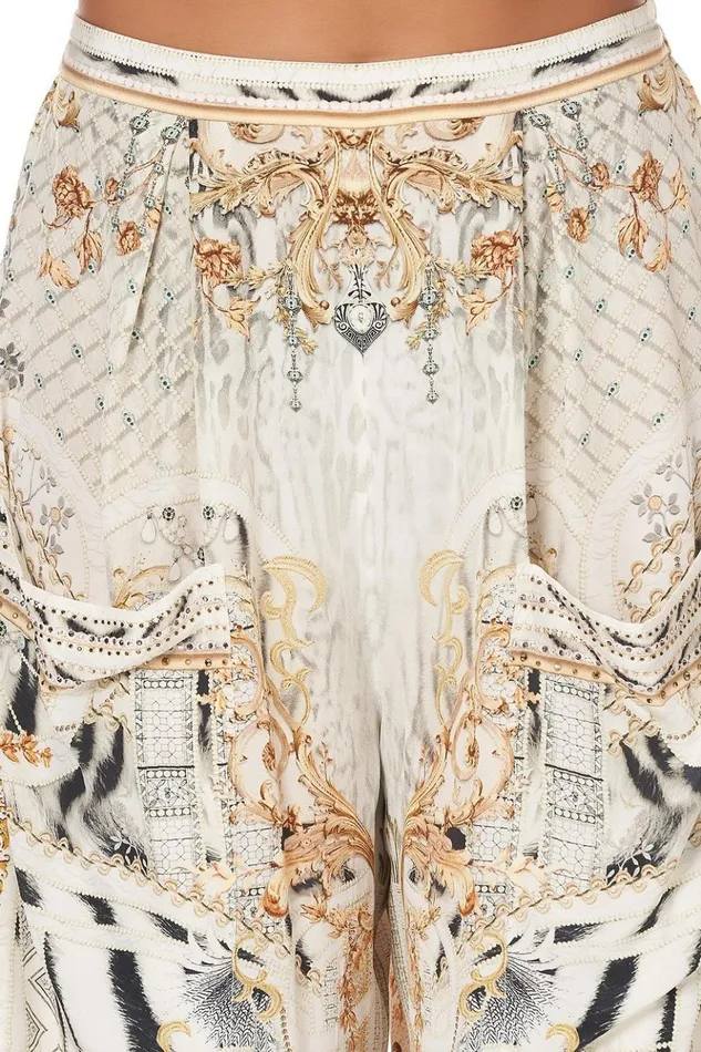 Women Trousers and Leggings Camilla Wide Leg Trouser With Front Pockets Gates Of Glory