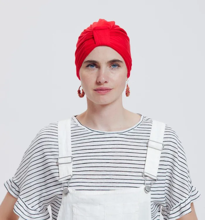 Women Turban For Cancer Sufferers 8211 Red Promod Hair Accessories