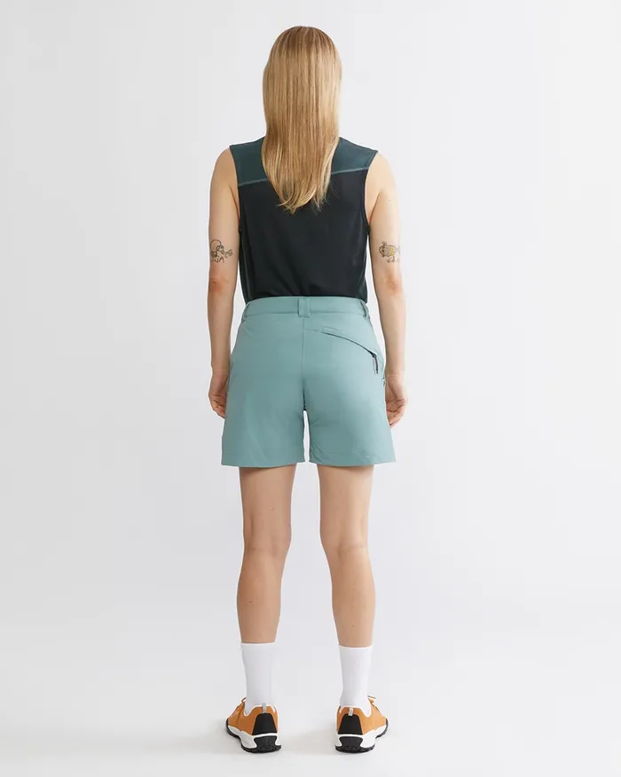Women Vanadis 30 Light WindStretch Pants Jade Green Klttermusen Shorts