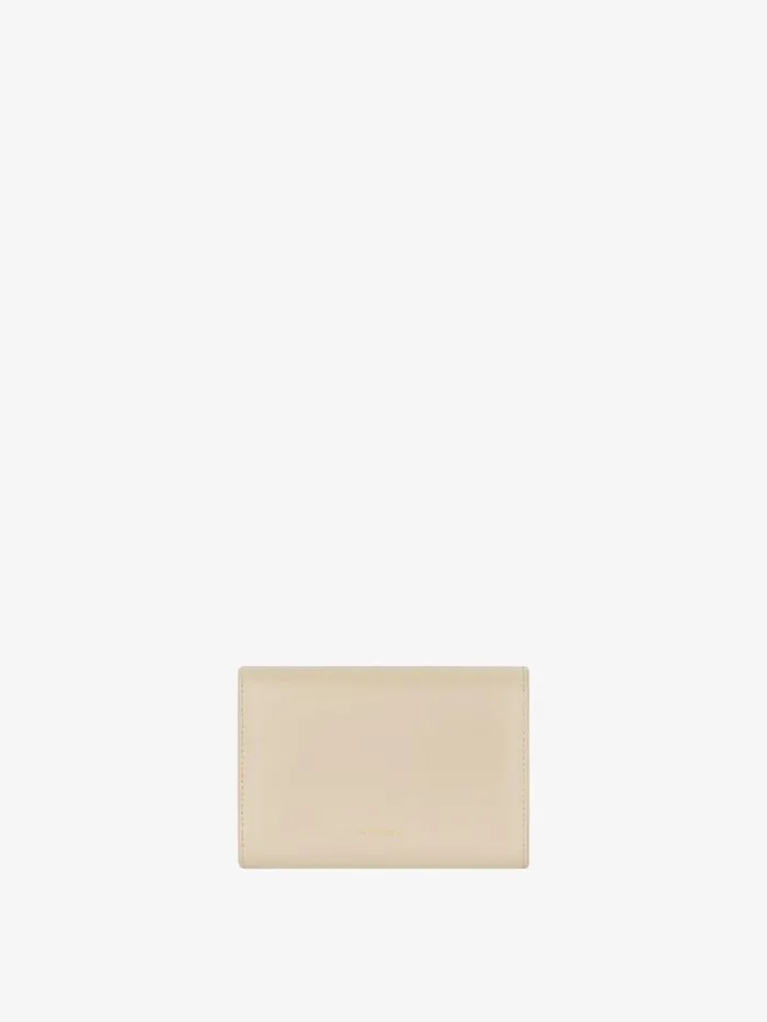 Women Wallets and Card Holders Givenchy 4G Liquid Wallet In Box Leather Natural Beige Women Wallets and Card Holders Givenchy 4G Liquid Wallet In Box Leather Natural Beige