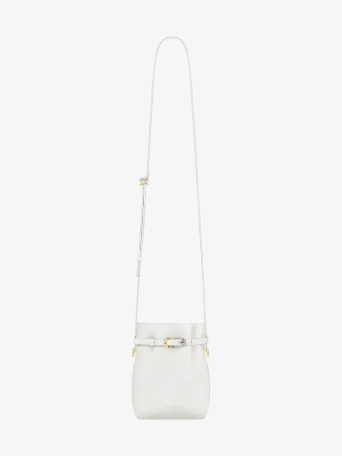 Women Wallets and Card Holders Givenchy Voyou Phone Pouch In Leather Ivory Women Wallets and Card Holders Givenchy Voyou Phone Pouch In Leather Ivory