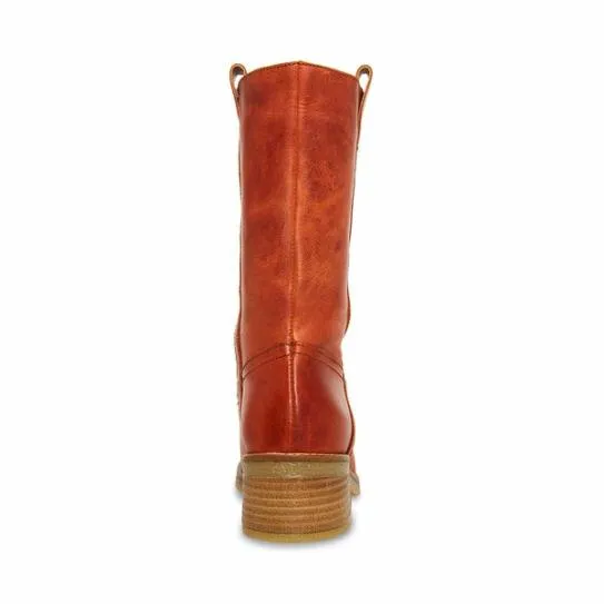 Women WINNY RUST LEATHER Rust Leather Steve Madden Boots and Booties Women WINNY RUST LEATHER Rust Leather Steve Madden Boots and Booties