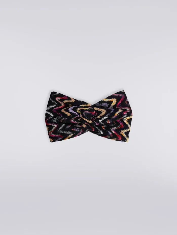 Women Wool And Viscose Headband Multicoloured Missoni Hair Accessories