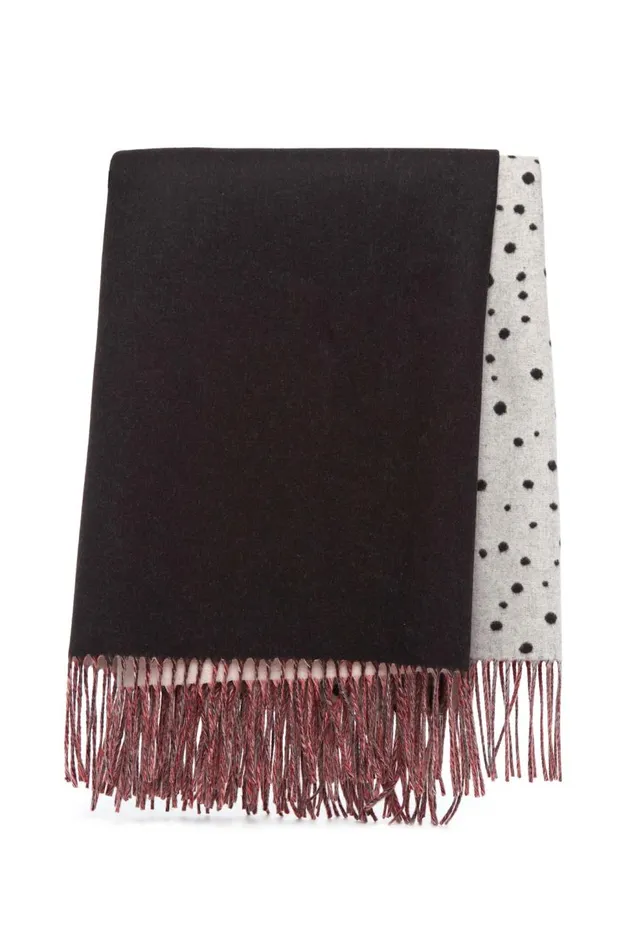 Women Wraps and Throws Gabriela Hearst Conclan Blanket Scarf In Cashmere Jacquard