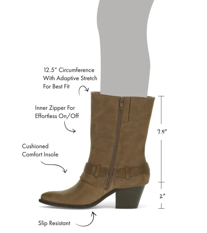 Women Yamura Midi Boot Taupe Baretraps Knee High Boots