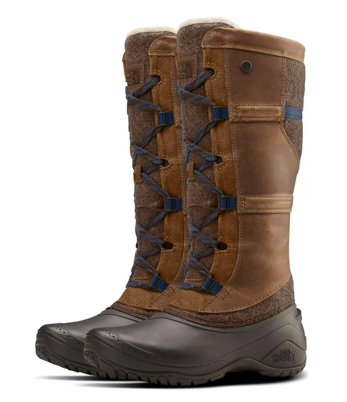 Womens The North Face Boots Shellista IV Tall Demitasse Brwncarafe Brn