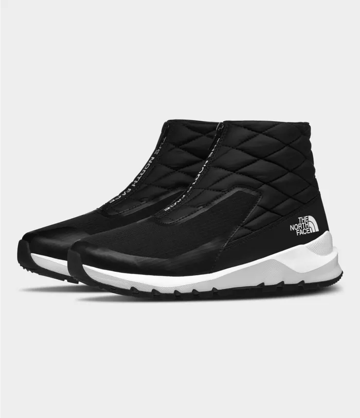 Womens The North Face Boots ThermoBall Progressive Zip Tnf Blacktnf White