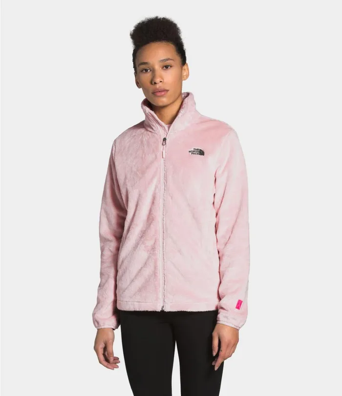 Womens The North Face Fleece Pink Ribbon Osito Jacket Purdy Pink