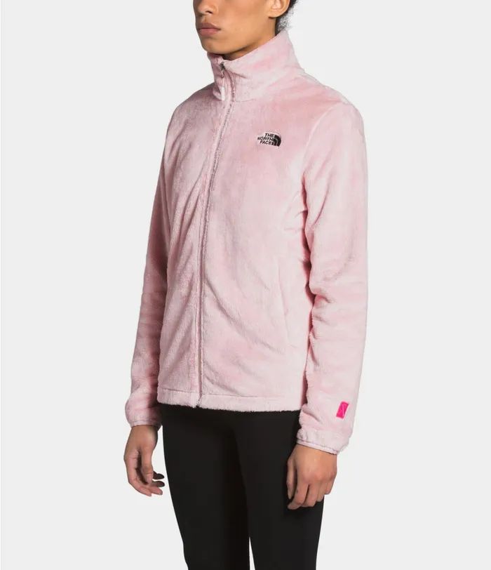 Womens The North Face Fleece Pink Ribbon Osito Jacket Purdy Pink