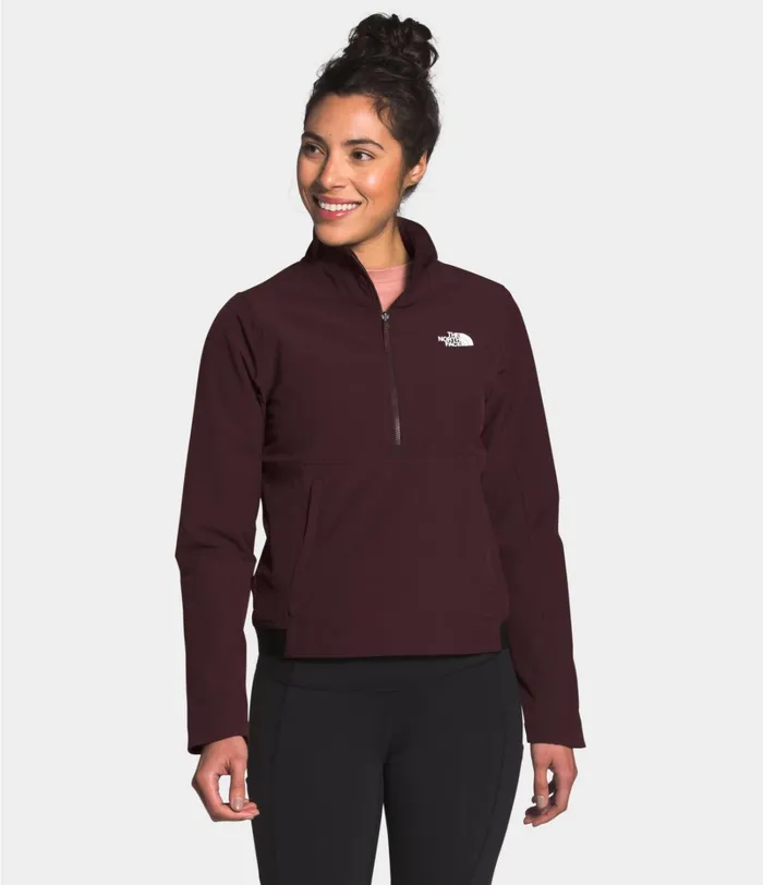 Womens The North Face Fleece Shelbe Raschel Pullover Root Brown