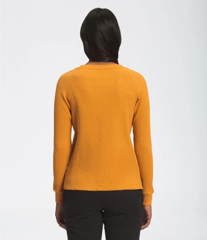 Womens The North Face Hoodies and Sweatshirts LongSleeve Chabot Crew Citrine Yellow