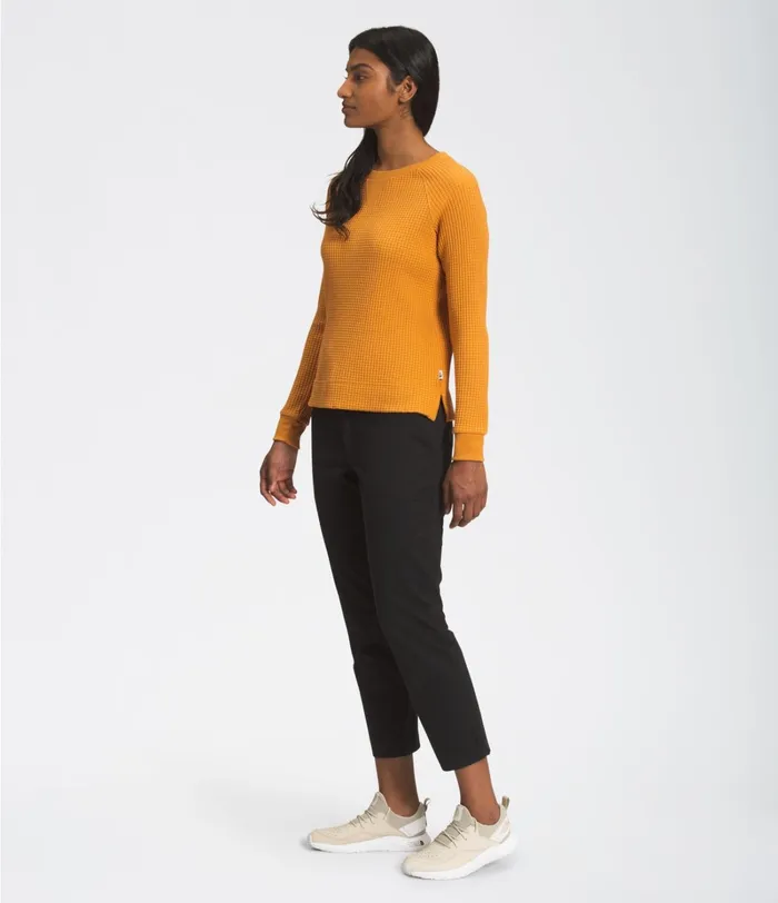 Womens The North Face Hoodies and Sweatshirts LongSleeve Chabot Crew Citrine Yellow