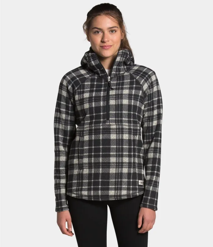 Womens The North Face Hoodies and Sweatshirts Printed Crescent Hooded Pullover Vintage White Heritage 2 Plaid Print Womens The North Face Hoodies and Sweatshirts Printed Crescent Hooded Pullover Vintage White Heritage 2 Plaid Print