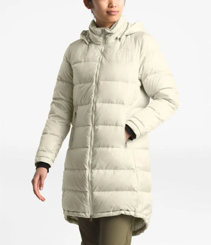 Womens The North Face Insulated and Down Jackets Metropolis Parka III Vintage White