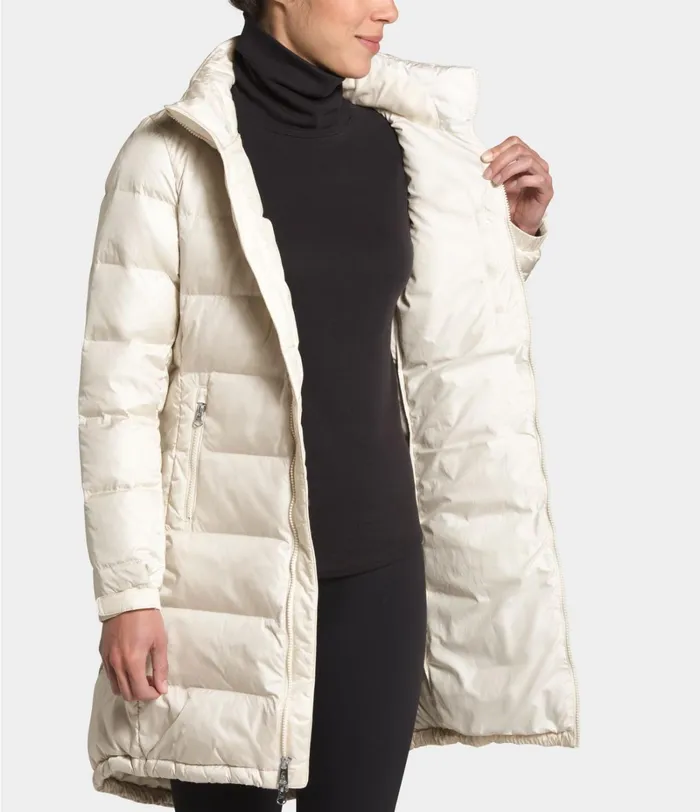 Womens The North Face Insulated and Down Jackets Metropolis Parka III Vintage White