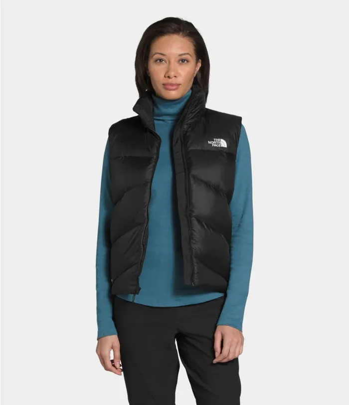 Womens The North Face Insulated and Down Jackets Palomar Down Vest Tnf Black