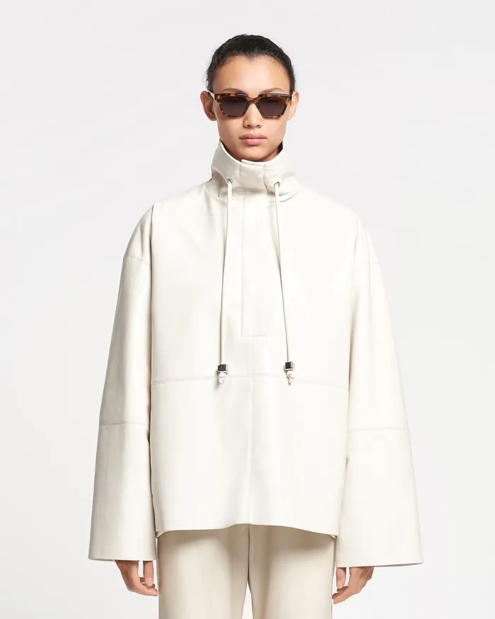 Yvette Regenerated Leather Jacket Crayon Women Nanushka Jackets and Blazers